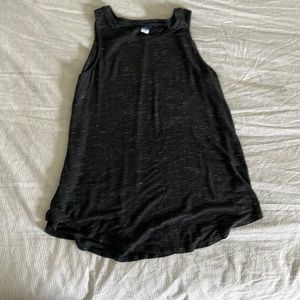 Medium. Old navy. Luxe tank top/ tunic. Dark heathered gray.